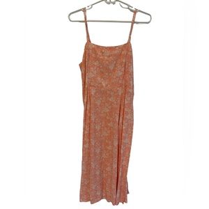 Gap Peach Floral Dress Size S